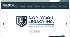Desktop Screenshot of canwestlegacy.com
