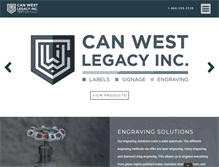 Tablet Screenshot of canwestlegacy.com